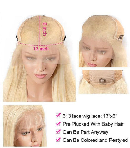 613 Blonde lace front wig